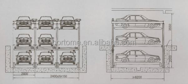 パズルの駐車場システム、 スマートパーキングシステムceと地下のため使用問屋・仕入れ・卸・卸売り