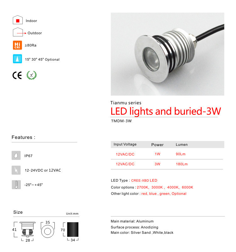 高品質ip67防水調光可能なランプmini/12vはつながったプールライト仕入れ・メーカー・工場
