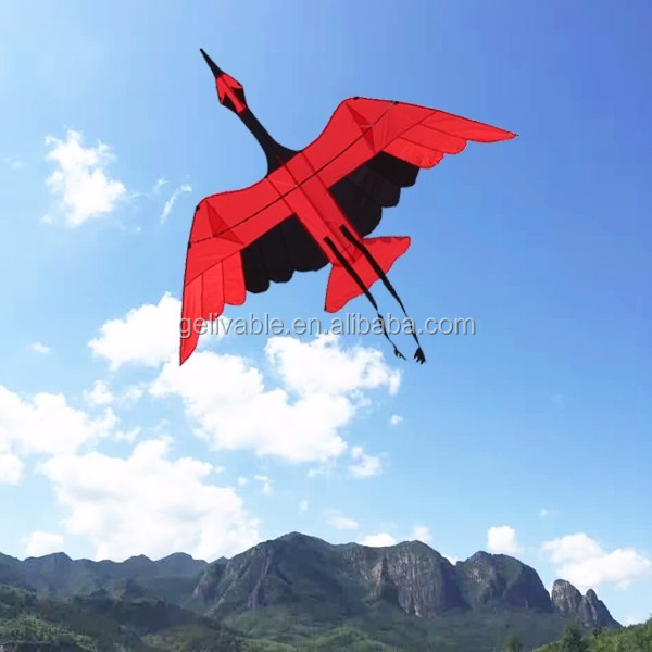 chinese ripstop nylon 3m wingspan crane large bird kite