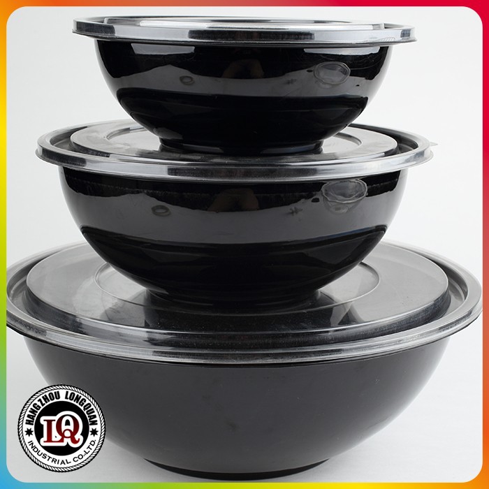 Disposable Round Plastic Salad Bowl With Lid Buy Salad Bowl With Lid
