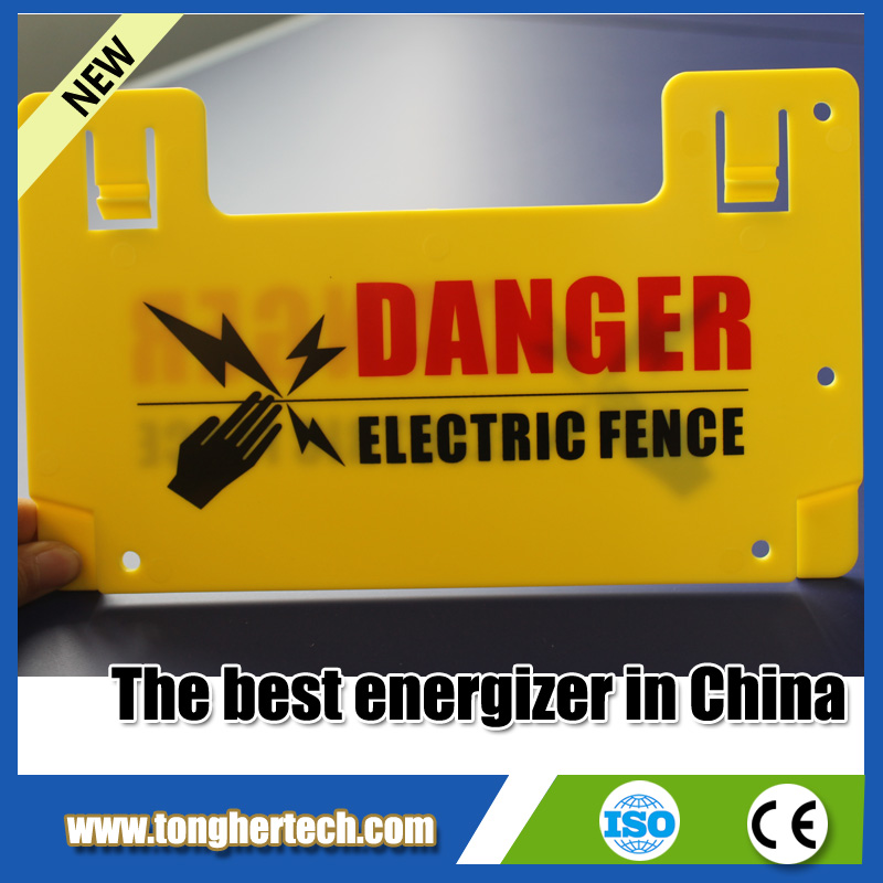 売れ筋ダブルプリントの高電圧の危険性のために警告標識電気柵仕入れ・メーカー・工場