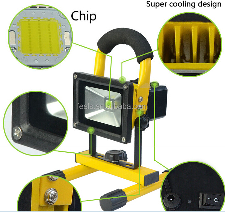 高品質の屋外防水cobip6524v充電式ledフラッド仕入れ・メーカー・工場