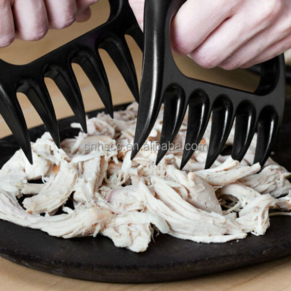 食品等級のpcバーベキューフォーク肉の爪ハンドラbbq-f-001熊の足の爪問屋・仕入れ・卸・卸売り