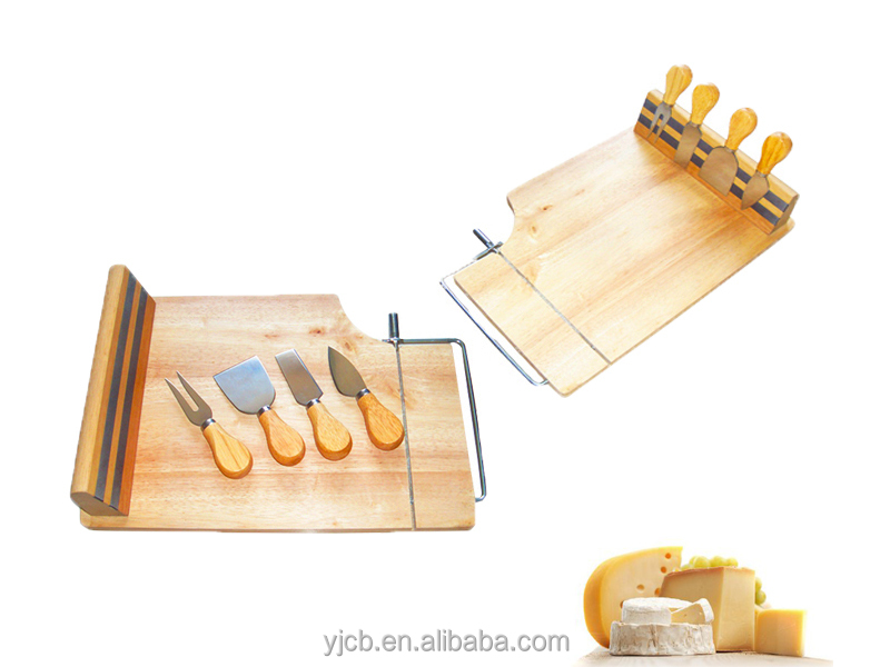 チーズ用ホルダーオーク5個のチーズナイフセット仕入れ・メーカー・工場