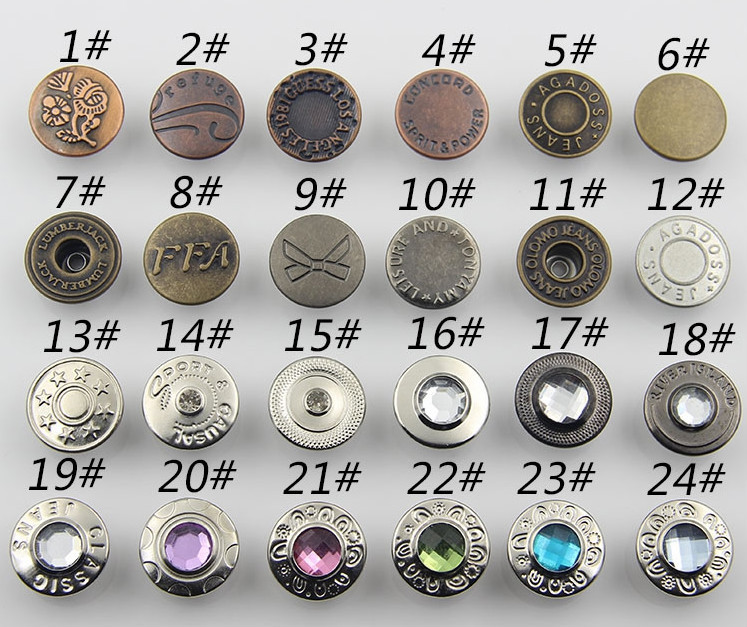 Clothes/Jean/Garment Different Types Of button/custom ...