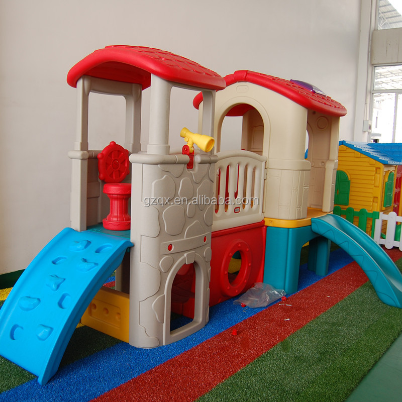 little tikes playhouse and slide