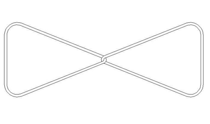 stainless steel butterfly wall ties