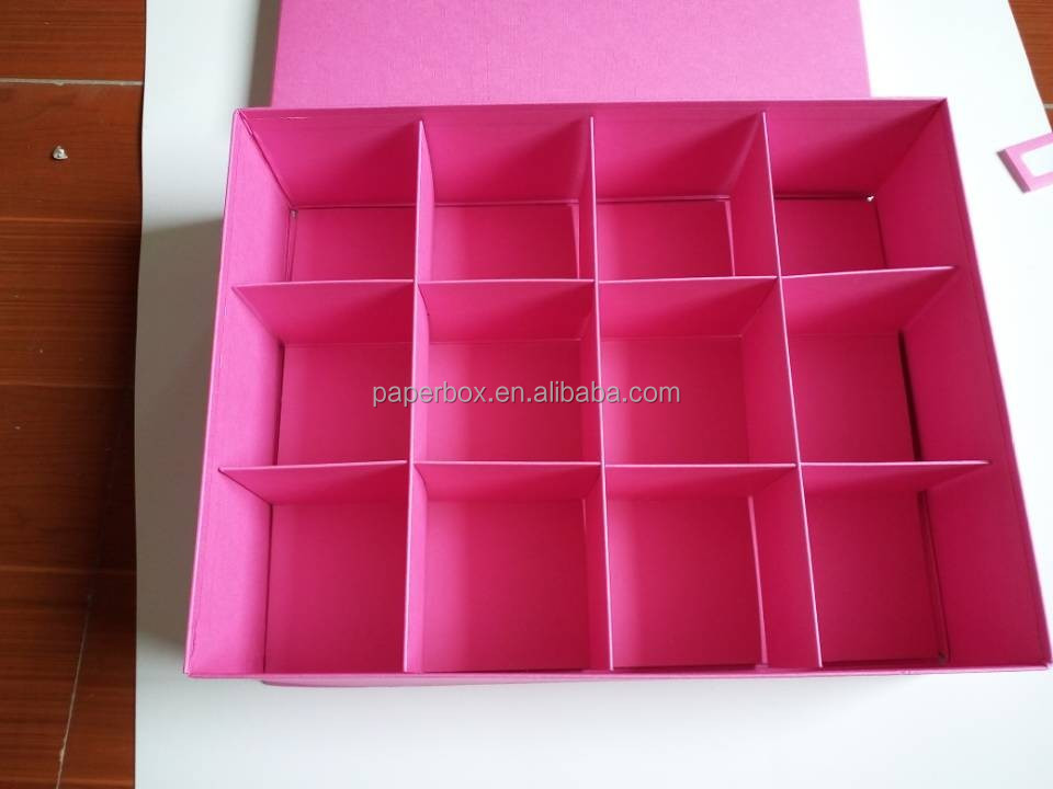rigid solid paperboard window front magnet box