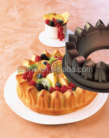 Nontoxic Fancy Design Cake Tool FDA silicone cake decorating molds