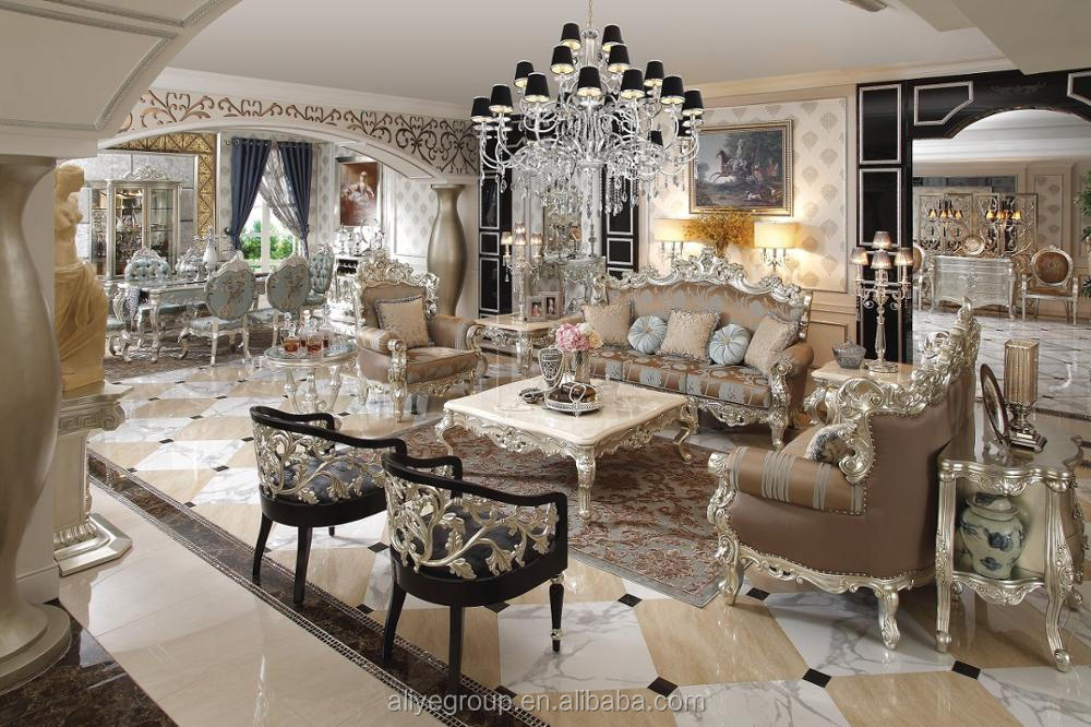 High End Wood Carved Furniture Indian Wedding Sofa Set Malaysiaals008