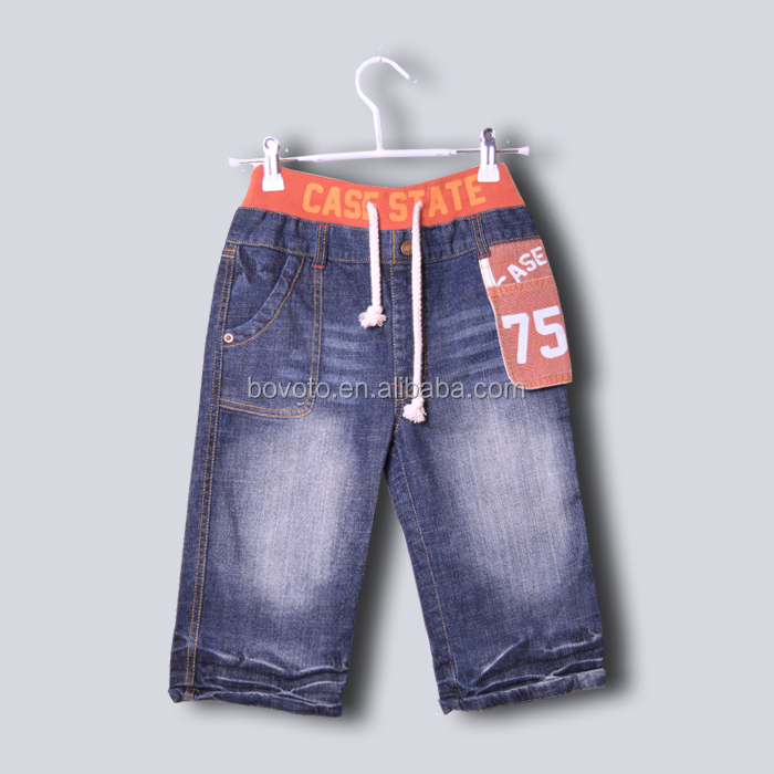 最新の韓国2014年男児夏の短いズボンのジーンズデニム仕入れ・メーカー・工場