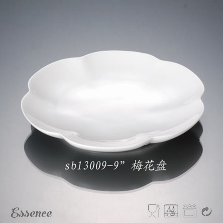 高級白磁器ディナー個人化プレート仕入れ・メーカー・工場