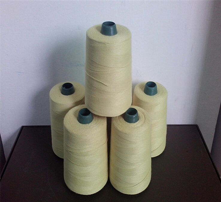 En388切断抵抗パラアラミドケブラー/ガラス繊維をカバーする紡績糸と織物を織編物のための仕入れ・メーカー・工場
