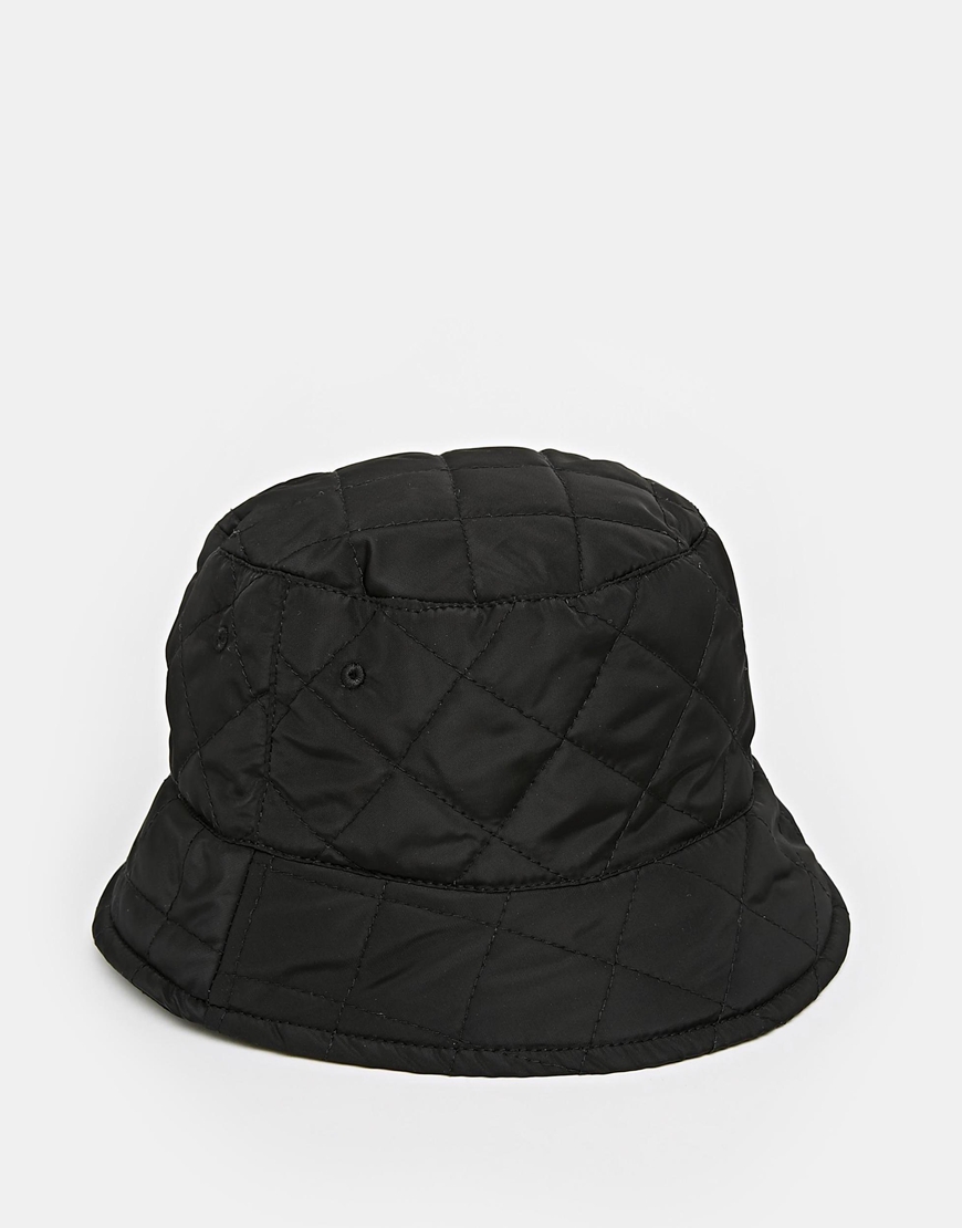 黒パディングナイロン黒い帽子新しいファッションoem付バケットハット仕入れ・メーカー・工場