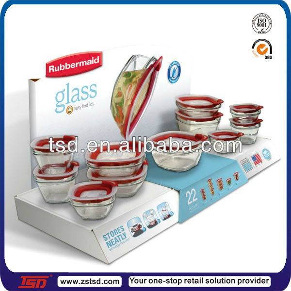 Tsdw228 Custom Retail Store Pos 4 Sided Kitchen Utensils Display Stand