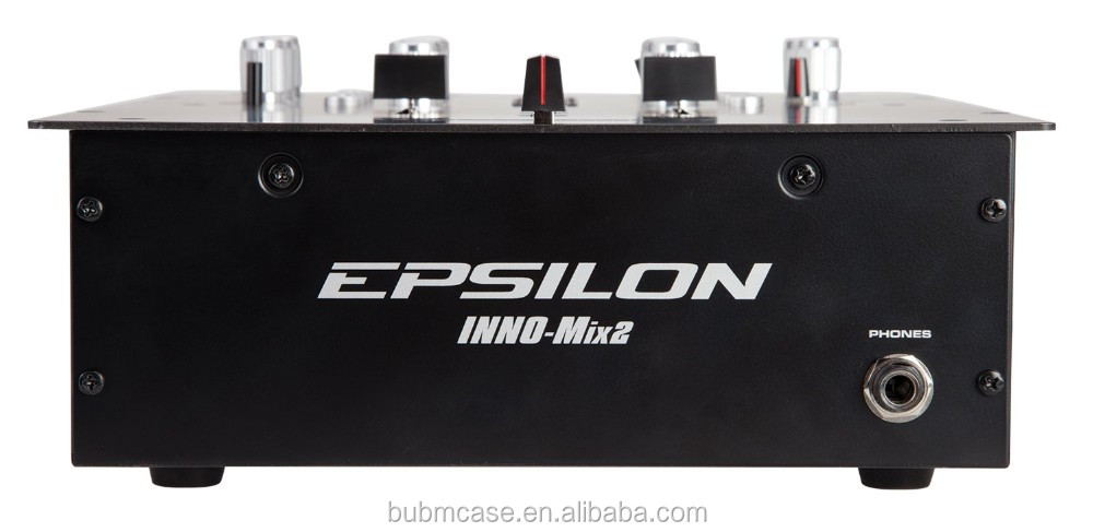 工場価格イプシロン inno ミックス 2 チャンネル スクラッチ dj ミキサー で バランス trs 1/4 マスター出力& 1/4 ヘッドホン入力仕入れ・メーカー・工場