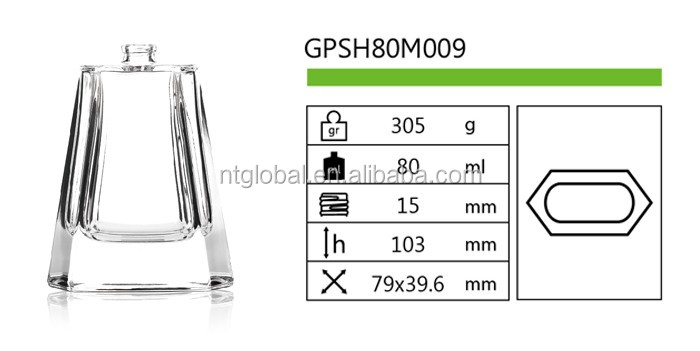空の新しいスタイル80mlファンシーデザイナーの香水瓶卸売、 あなたの個人的な香水瓶ラベル仕入れ・メーカー・工場