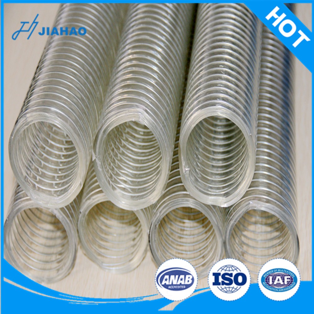 Manufacture 3 Inch Pvc Reinforced Flexible Spring Steel Wire Hose/pvc
