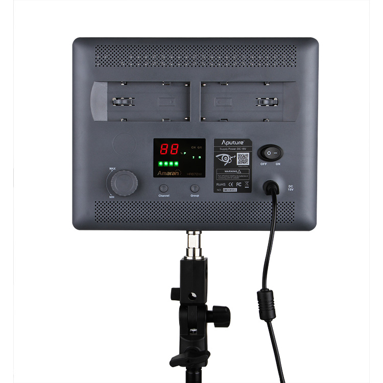 新しい到着のaputurecri95+フリッカ- 自由な遠隔制御ledビデオライトのキットバッテリー付きhr672とキャリングバッグ付属問屋・仕入れ・卸・卸売り