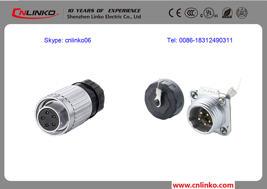 電気オスメスソケットdinコネクタが5ピンledラウンド防水コネクタ仕入れ・メーカー・工場