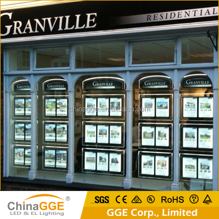 Led Illuminated Window Signs For Real Estate Agents Buy Led Window