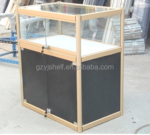 Glass Corner Vitrine Showcase Cabinet Stand Tempered Glass Corner
