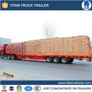 heavy duty 100 ton low bed semi trailer, tri axle low bed semi trailer