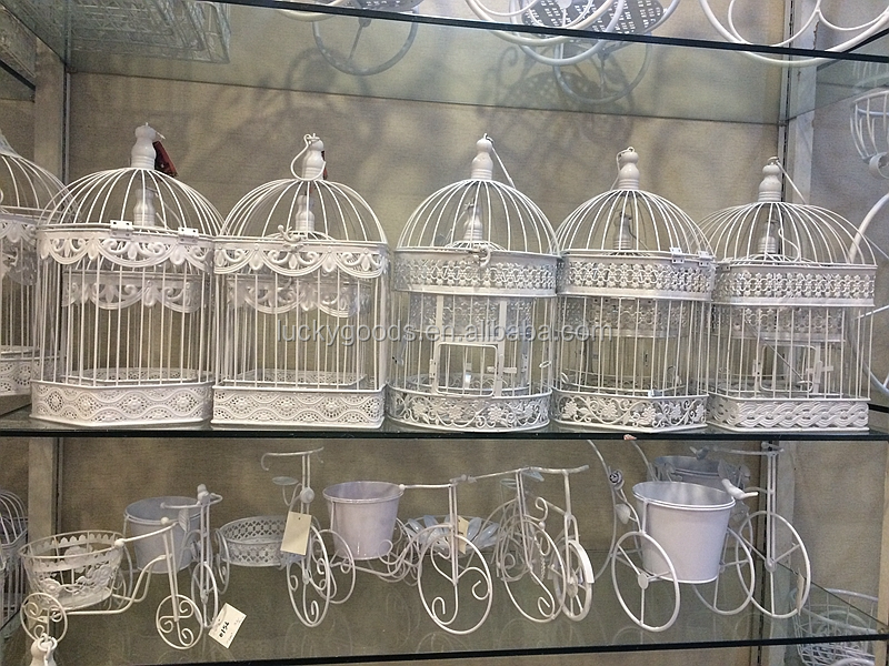 白装飾的な吊り下げクリームを作る販売のための鳥籠仕入れ・メーカー・工場