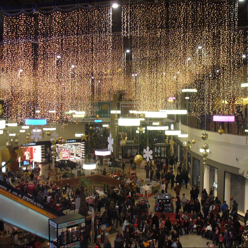 Commercial Grade Shopping Malls Decoration Led Light Curtain