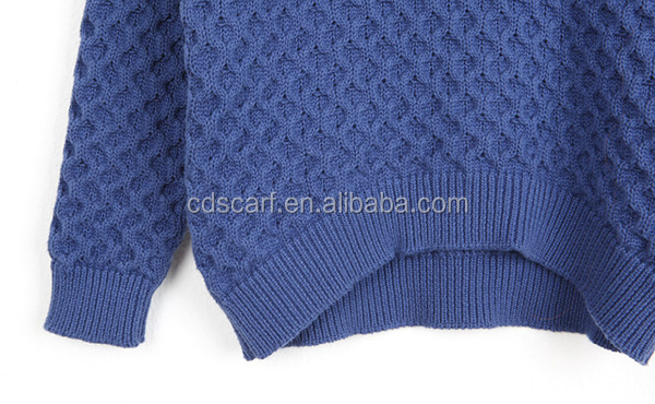 冬の女の子のセーターを編んだ2015ウールの赤ん坊の子供の衣服の子供卸売ニットパターンの子供のセーターセータープルオーバー仕入れ・メーカー・工場