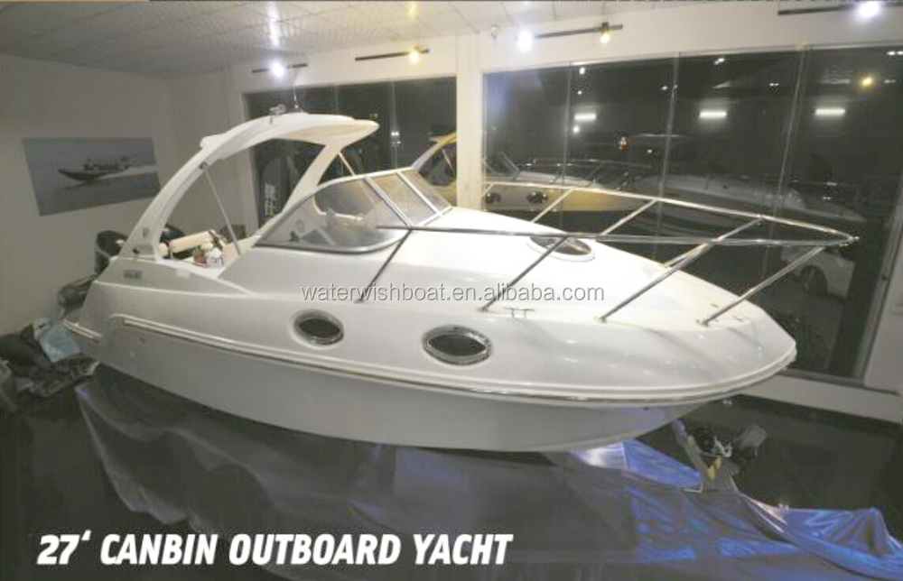 Qd 20 5 Cabin Fiberglass Sport Fishing Boat With Outboard Motor