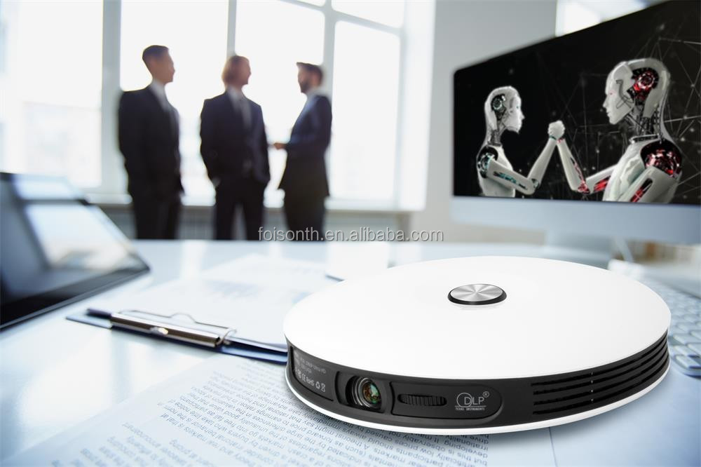 Full HD WiFi 3D Mini Smart Pocket Multimedia Projector for Home/Office/Church Projector