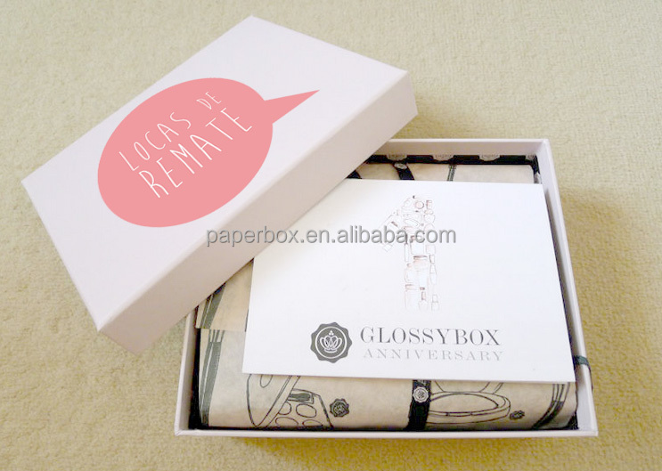 rigid solid paperboard window front magnet box