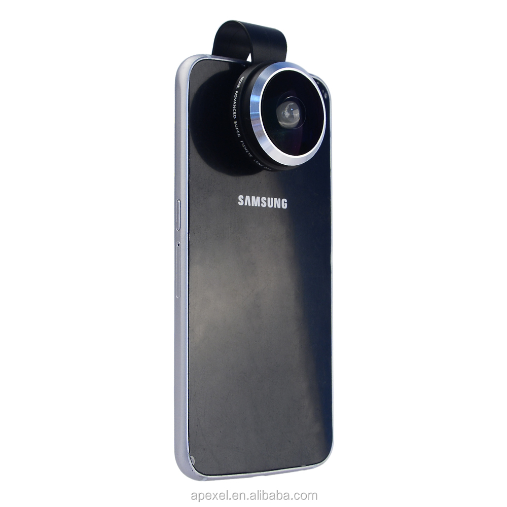 clip 235 degree super fisheye lens for samsung s4 iphone 6