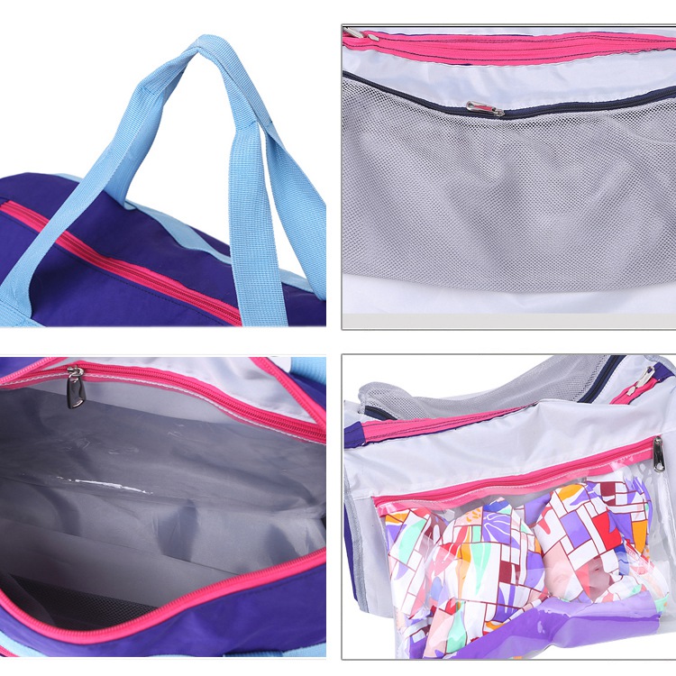 Natural Color Latest Crazy High Quality Travel Duffle Bag