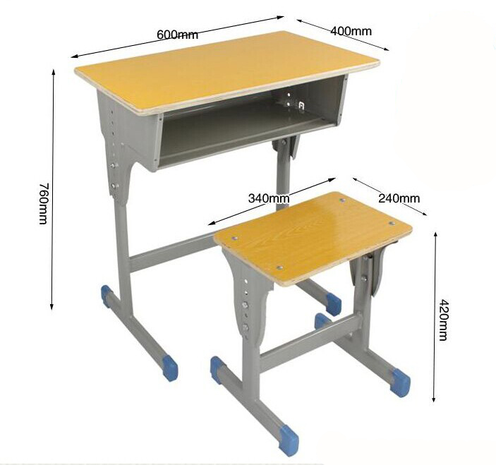 Kids Writing Table And Chair Adjustable Elementary School Desk