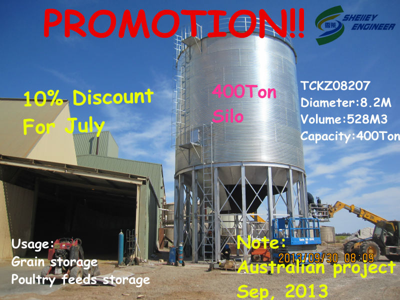 Wholesale 500t 1000t 5000t Grain Silo Storage Silo Sawdust Silo For