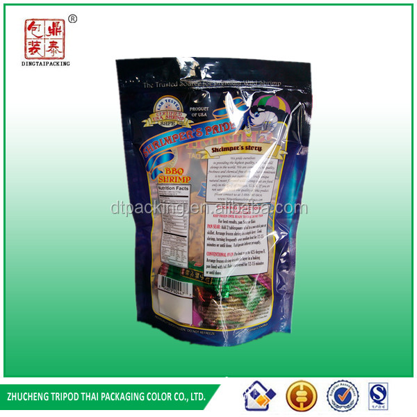 Aceept SGS &FDA Certification and Bag Packaging BBQ Shrimp
