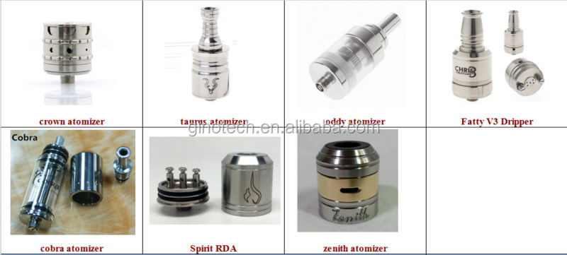 Ginoteh zenith v2 rda clone/zenith atomizer RDA Rebuidable Dripping Atomizer
