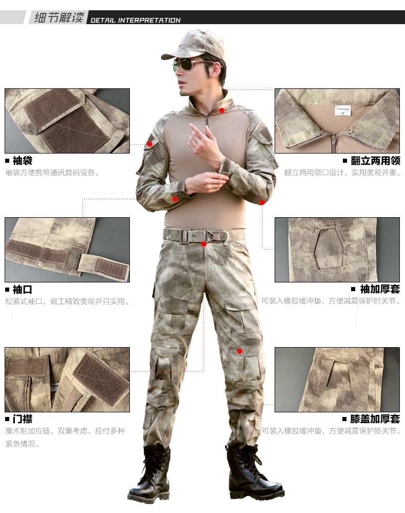 Python迷彩軍服米陸軍戦闘制服マルチカムエアガンペイントボールmilitar戦術服仕入れ・メーカー・工場