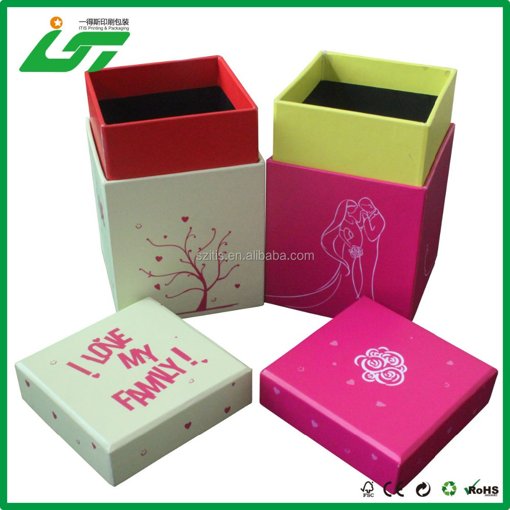 2016 oem customized high quality paper gift box for personal