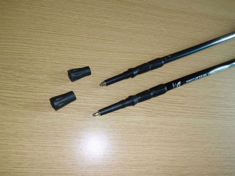 の供給3コルクeva迷彩ハイキングトレッキングポールハンドルアルミ杖7075工場卸売問屋・仕入れ・卸・卸売り