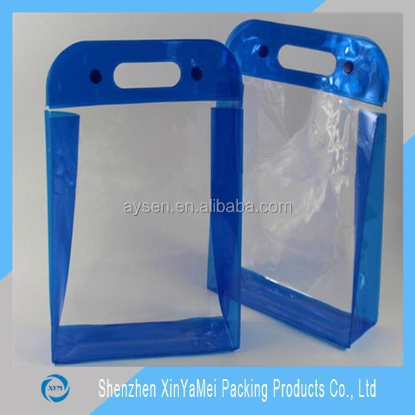 Cosmetic Industrial Use and Accept Custom Order PVC Handle bag