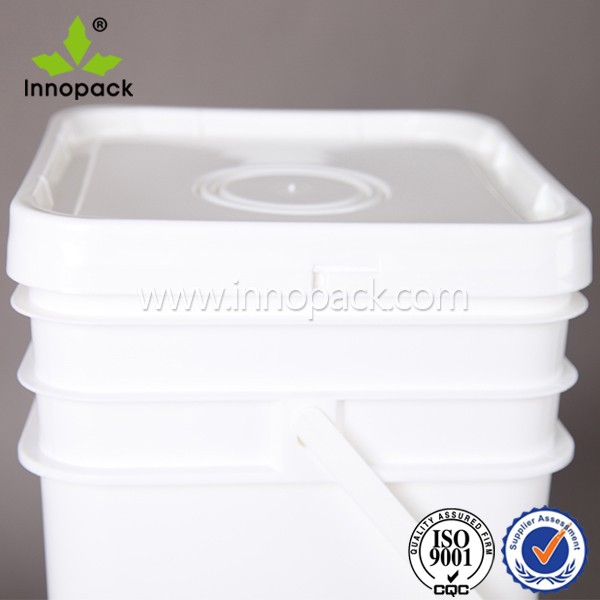 20リットル/ 5ガロン正方形ppプラスチックバケツ用パッキングと収納用法プラスチック油バケット仕入れ・メーカー・工場
