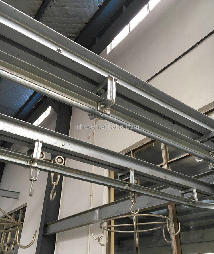 Sticking Line Railing System Sheep Lamb Carcass Rails Meat Rails Built