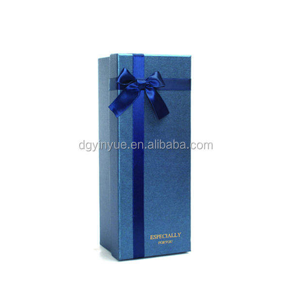 custom red wine bottle paper packaging gift box wholesale