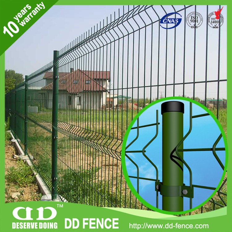 Galvanised Steel Fencing Panels / 3d Welded Pvc Wire Mesh Bend Fencing