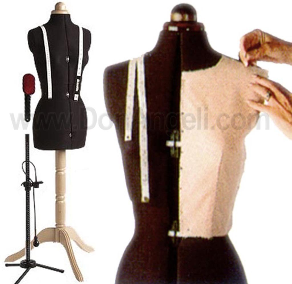 Lady Valet Dressform Black With Accessories. Sizes Small And Medium