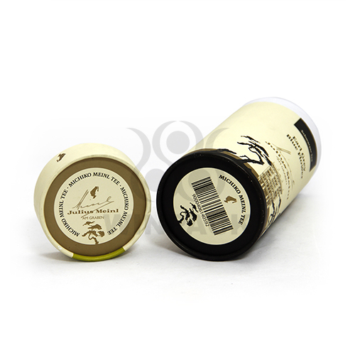 Cylinderical Classical Style Cardboard Tube Packaging Boxes for Tea / Powder
