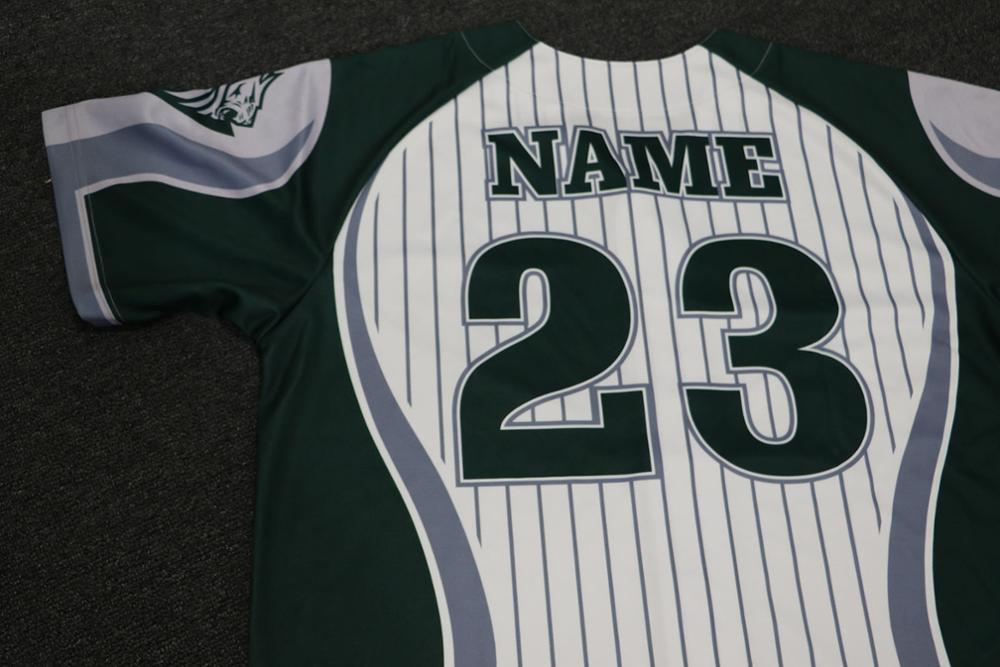 2017 Hot Sale Dry Fit Fashion Striped Men Baseball Jersey